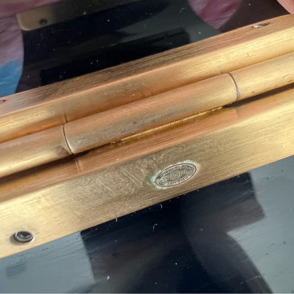 Authentic Chanel black resin cuff - Picture 5 of 5